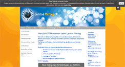 Desktop Screenshot of lentos-verlag.com